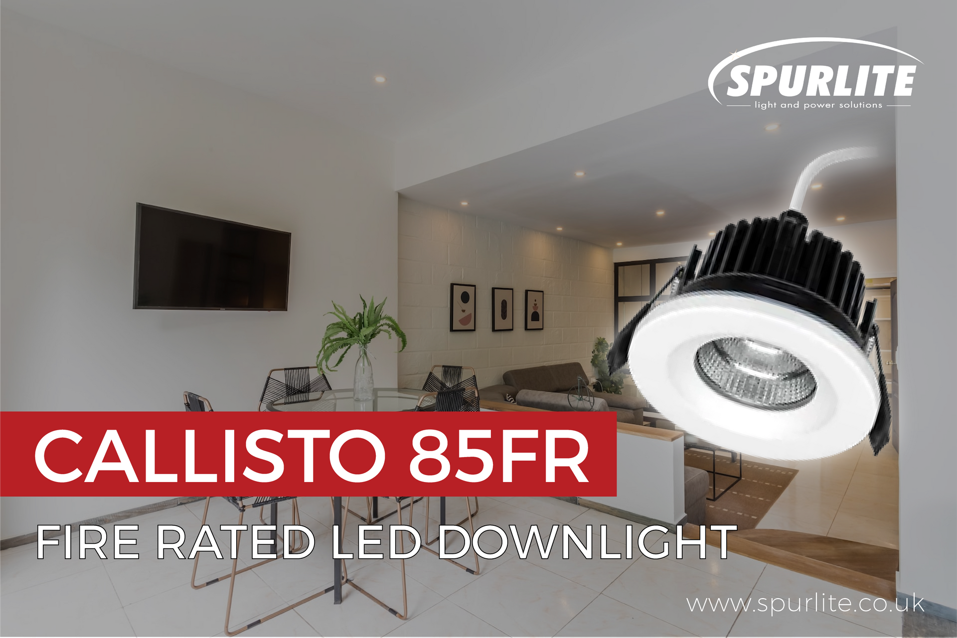Callisto 85FR Fire Rated LED Downligh