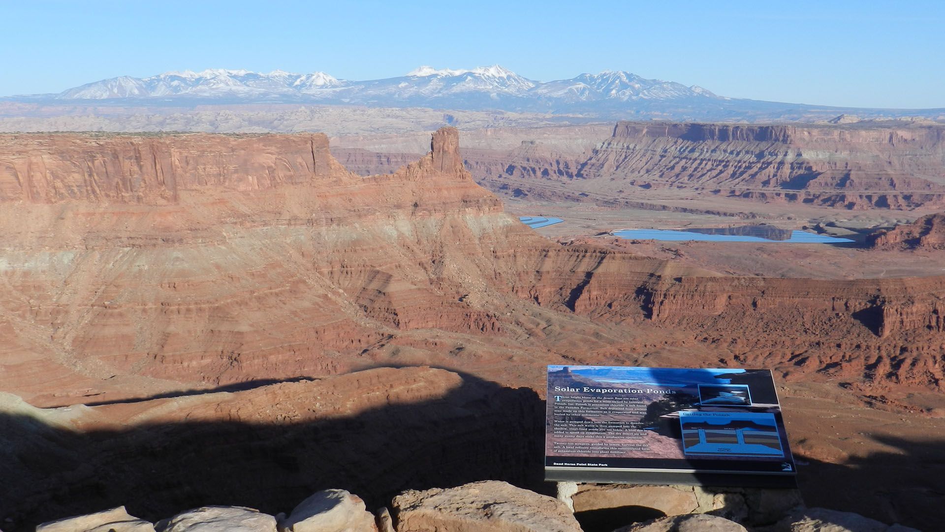 Desert View Overlook from Dead Horse Point State Park.