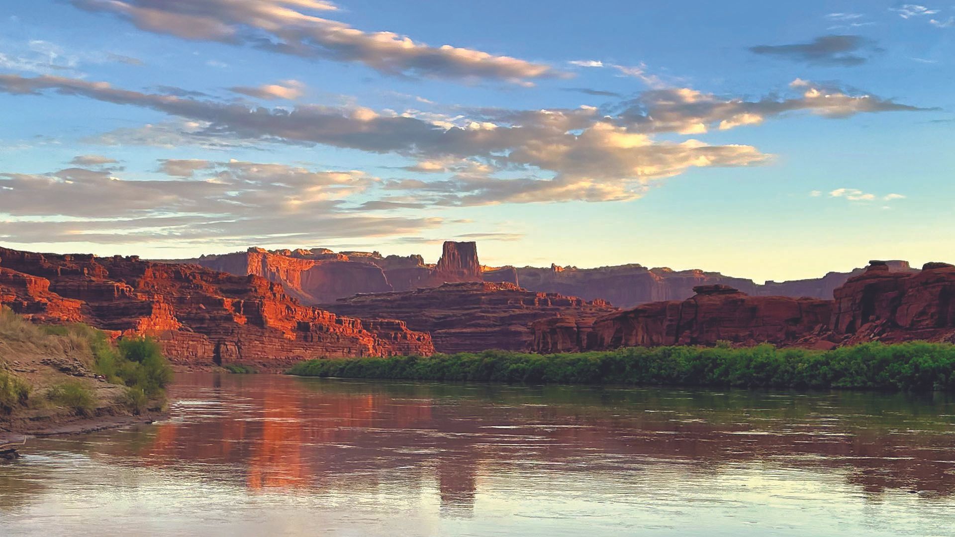 The Colorado River in Moab, Utah