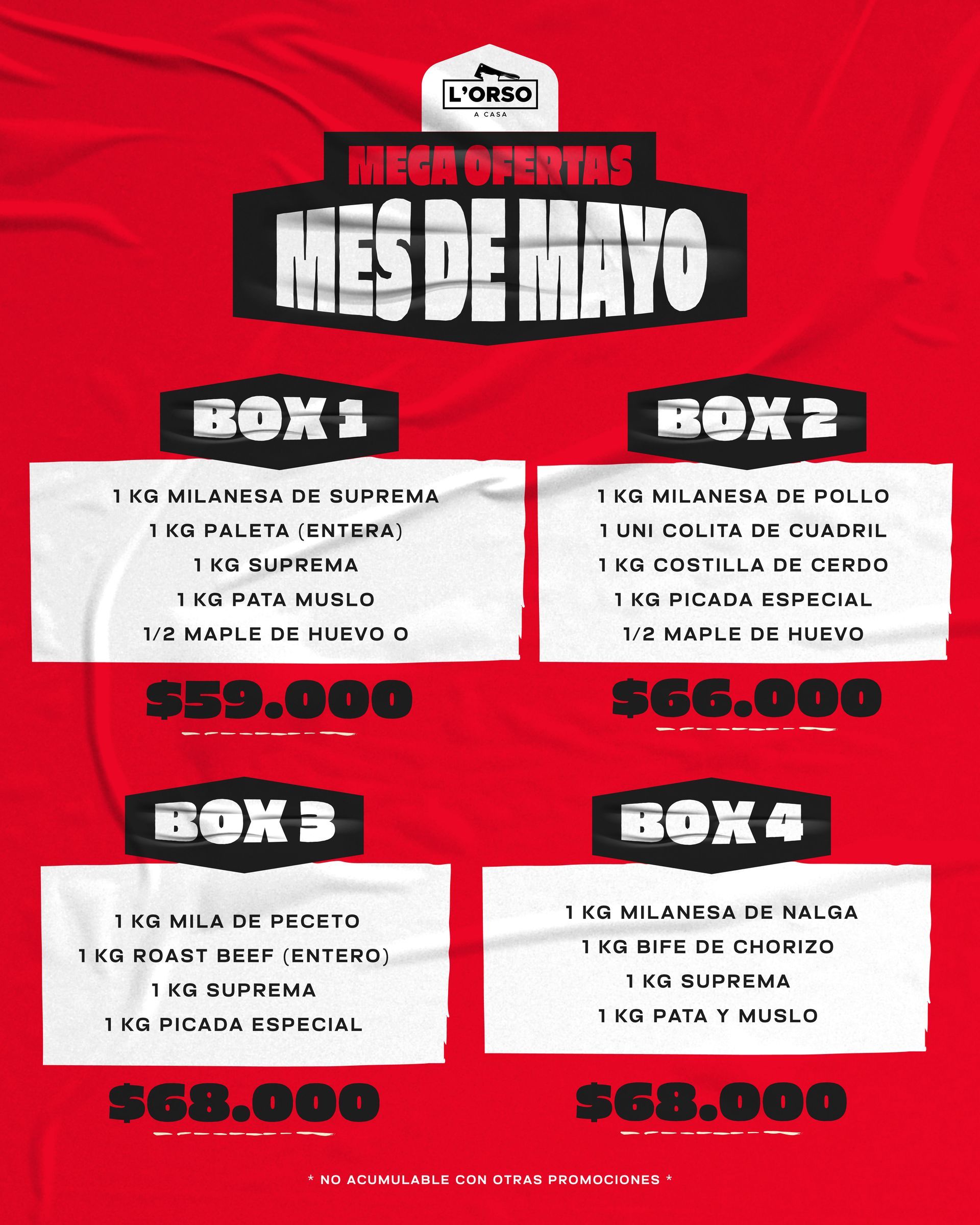 MEGA OFERTA MES DE MAYO
