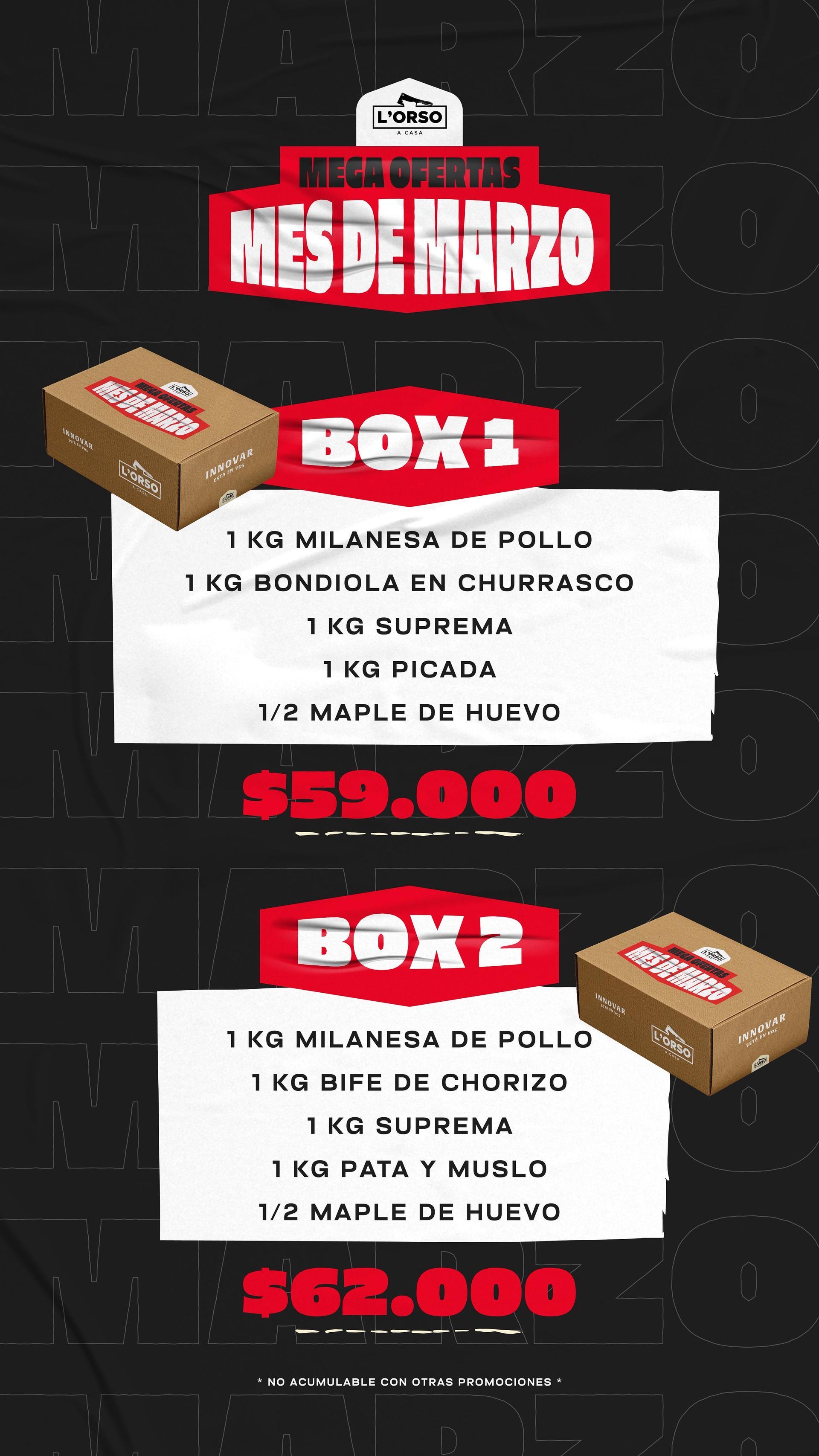 MEGA OFERTA MES DE MARZO