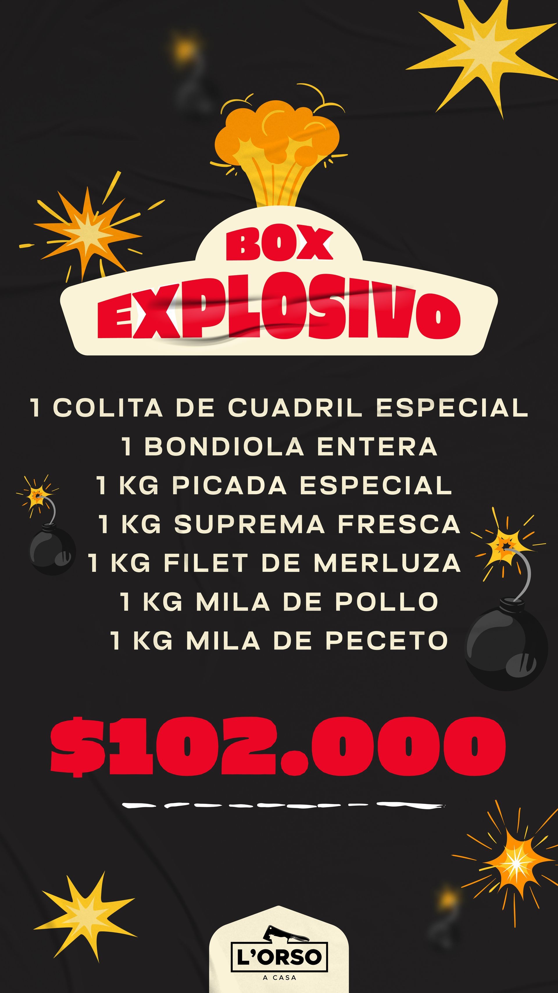 BOX EXPLOSIVO