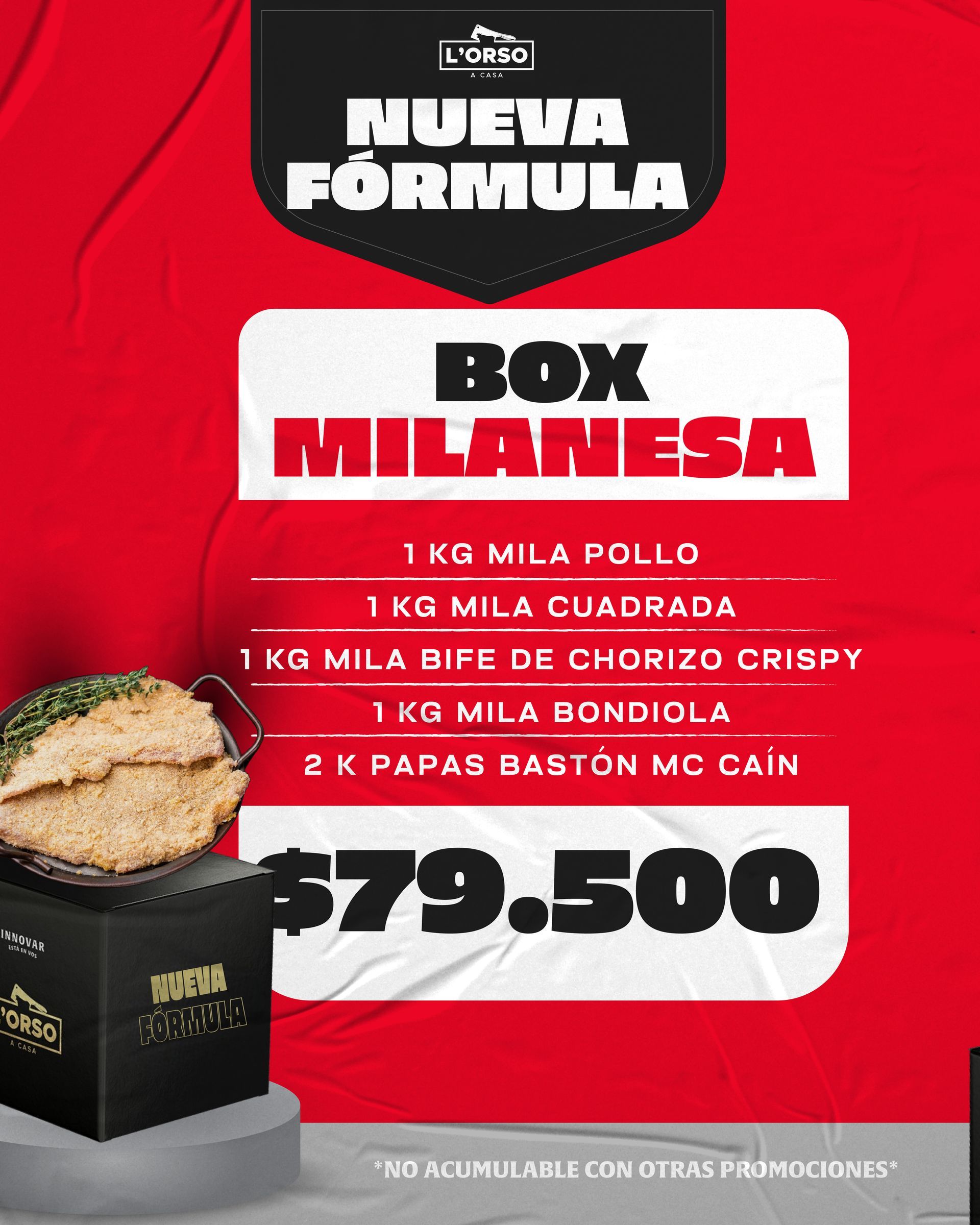 BOX MILANESA NUEVA FORMULA