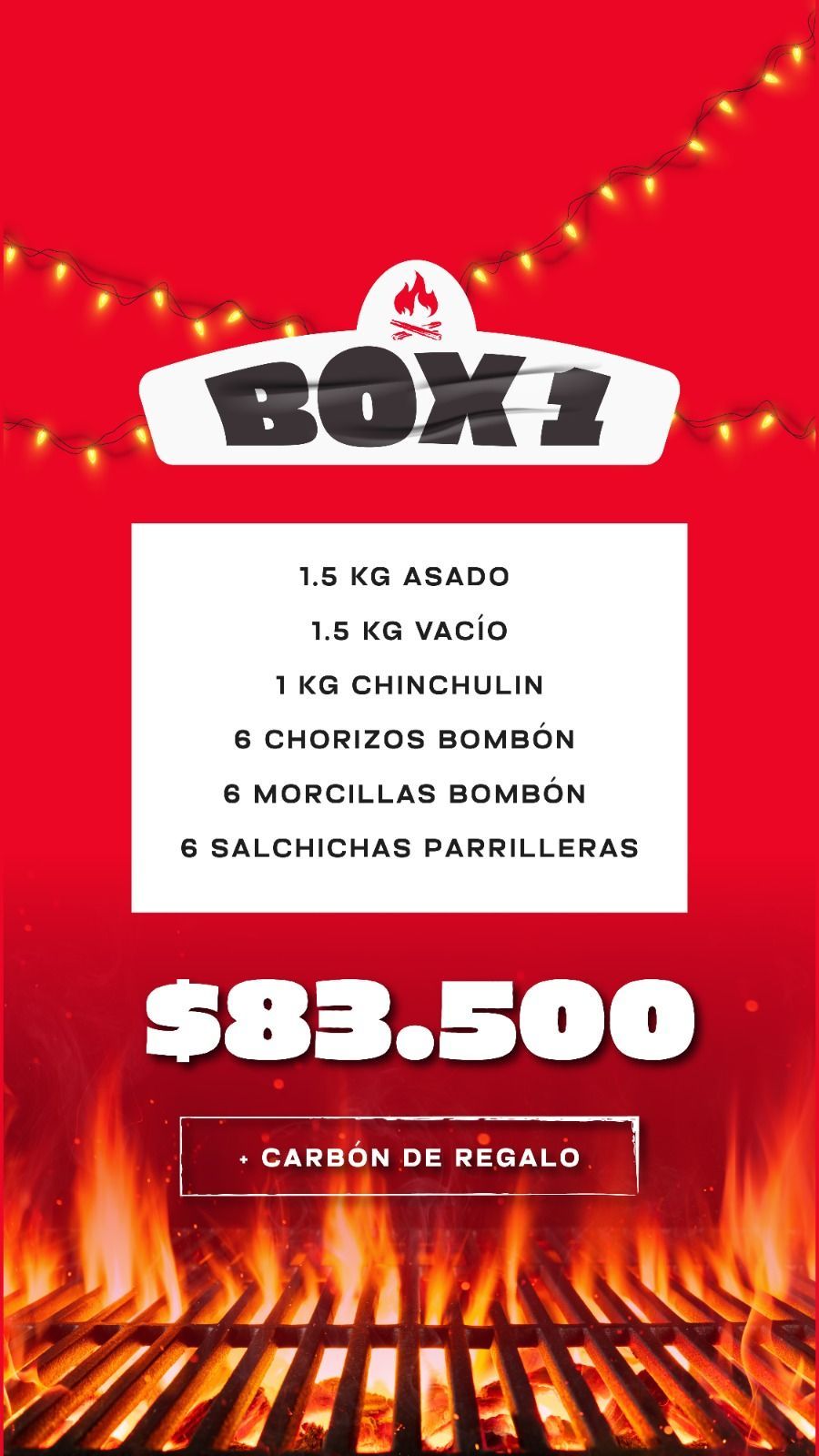 COMBO PARRILLERO NAVIDEÑO