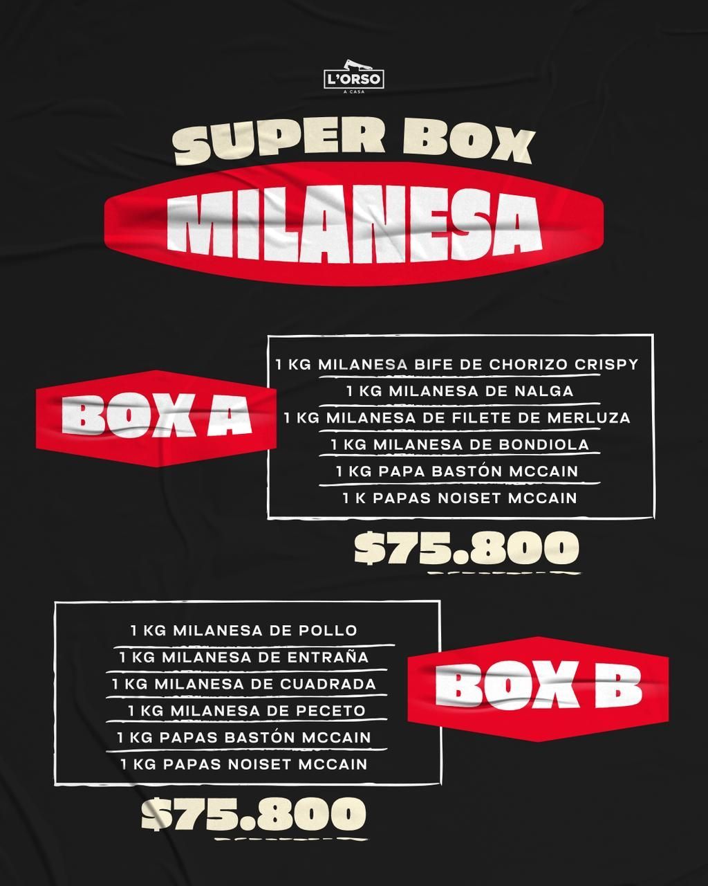 SUPER BOX MILANESA