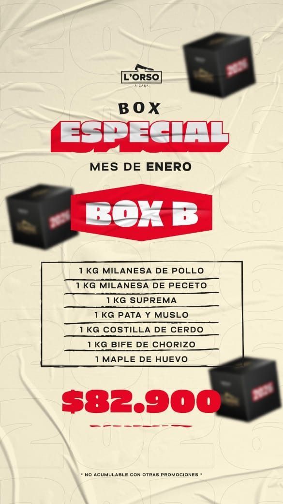 BOX ESPECIAL MES DE ENERO