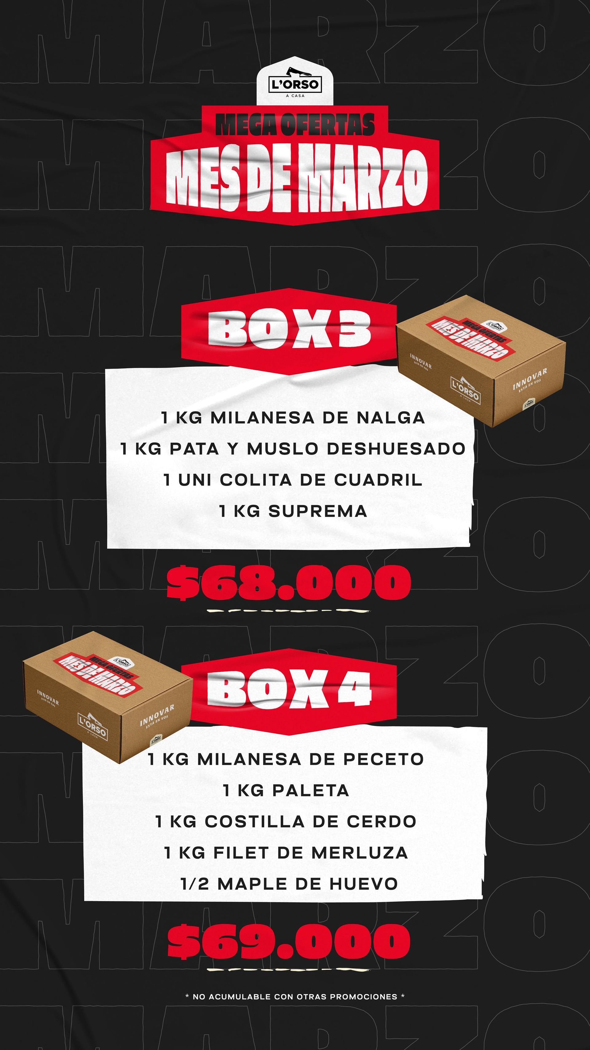 MEGA OFERTA MES DE MARZO