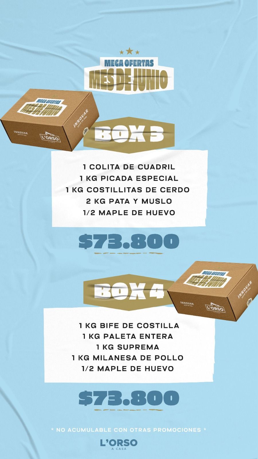 MEGA OFERTA MES DE JUNIO BOX MUNDIALISTA