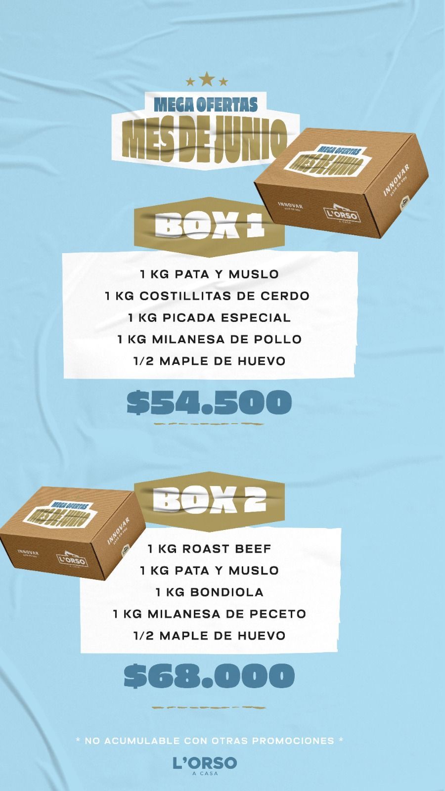 MEGA OFERTA MES DE JUNIO BOX MUNDIALISTA