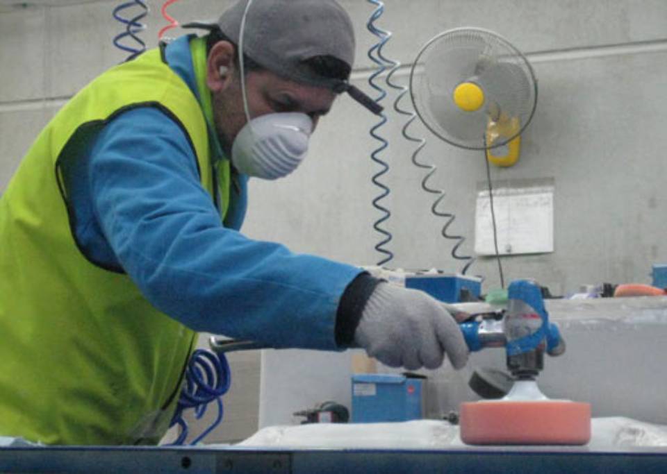 A man working in the warehouse at Final Concept