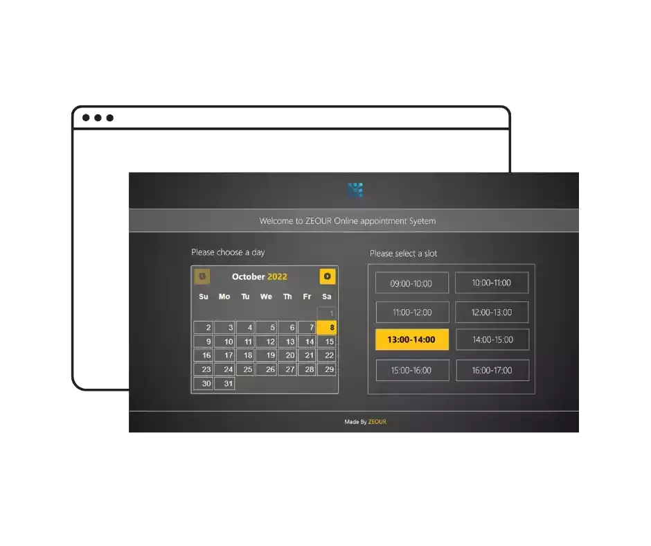 Online Appointment System Using Web Browser