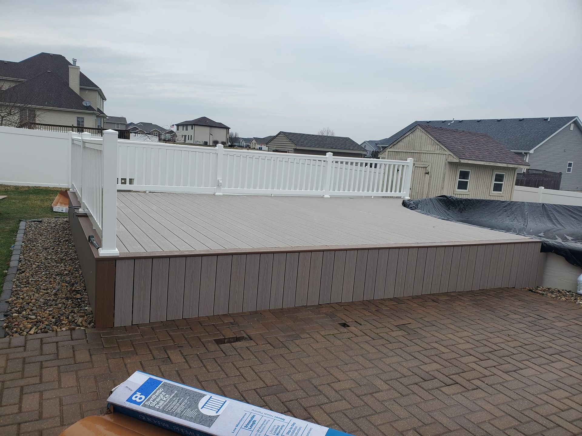 Composite deck construction in Kankakee, IL