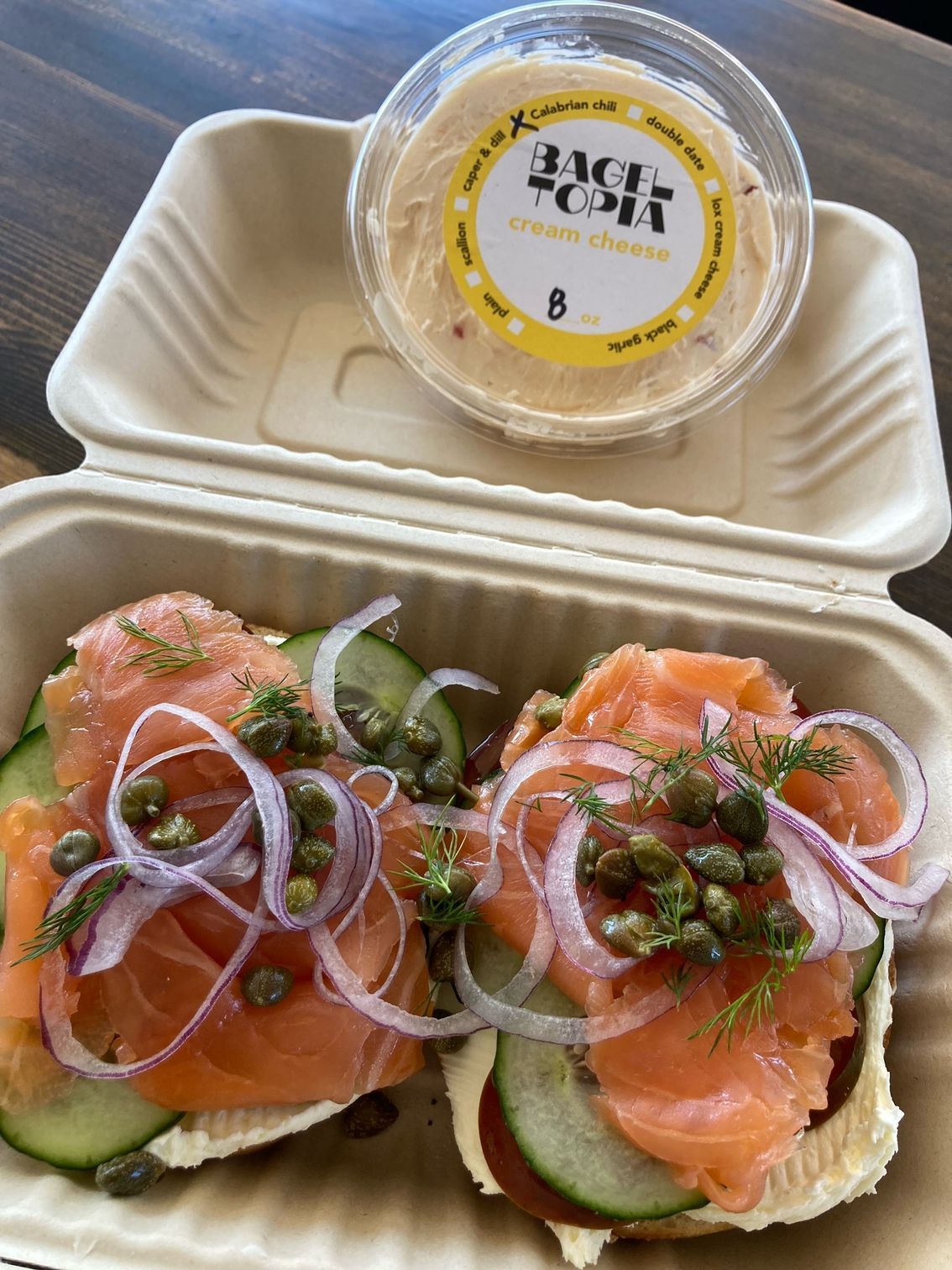 BAGELTOPIA Lox Bagel Sandwich
