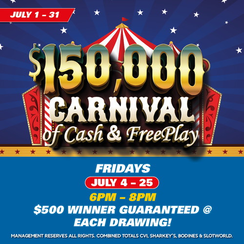 Monthly Casino Calendar