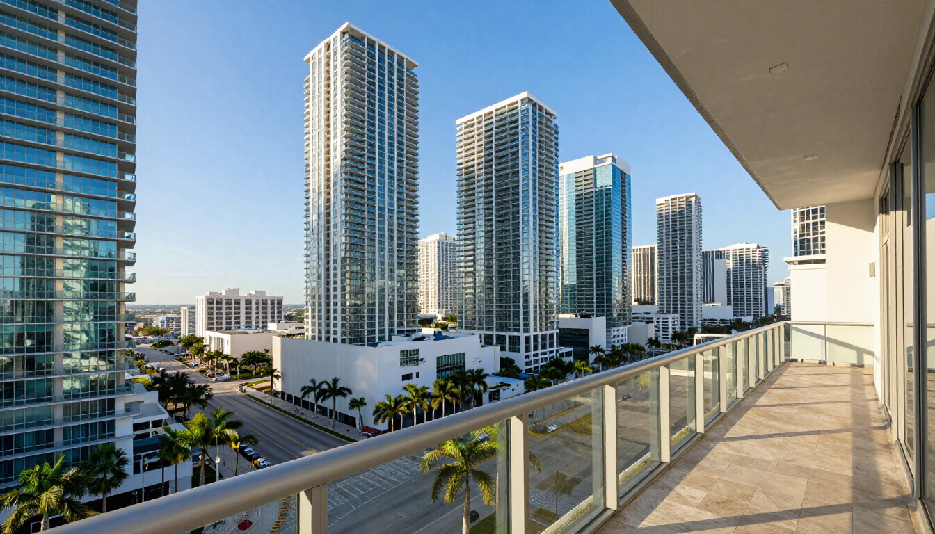Modern Miami Skyline