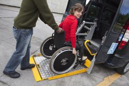 Special Needs Transportation Indianapolis — Driver Helping the Passenger in Indianapolis, IN Special Needs Transportation Indianapolis — Driver Helping the Passenger in Indianapolis, IN
