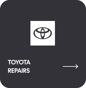 Toyota Repairs button with logo and right arrow. | Highlands Complete Auto