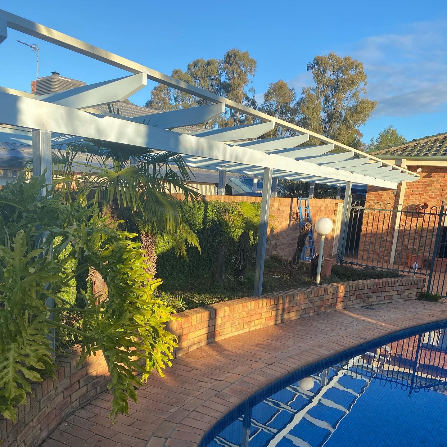 Exquisite Wooden Pergola, Crafted with Precision — Hamilton Building And Construction Pty Ltd In Gobbagombalin, NSW