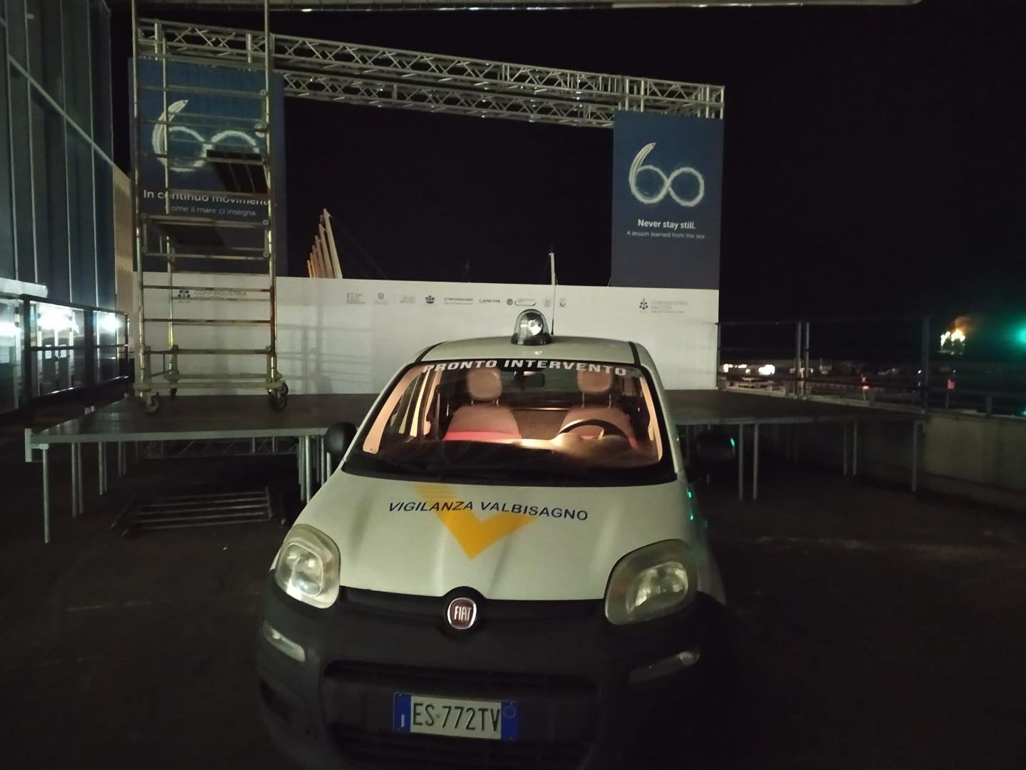 pattugliamento notturno eseguito dalla ditta di vigilanza