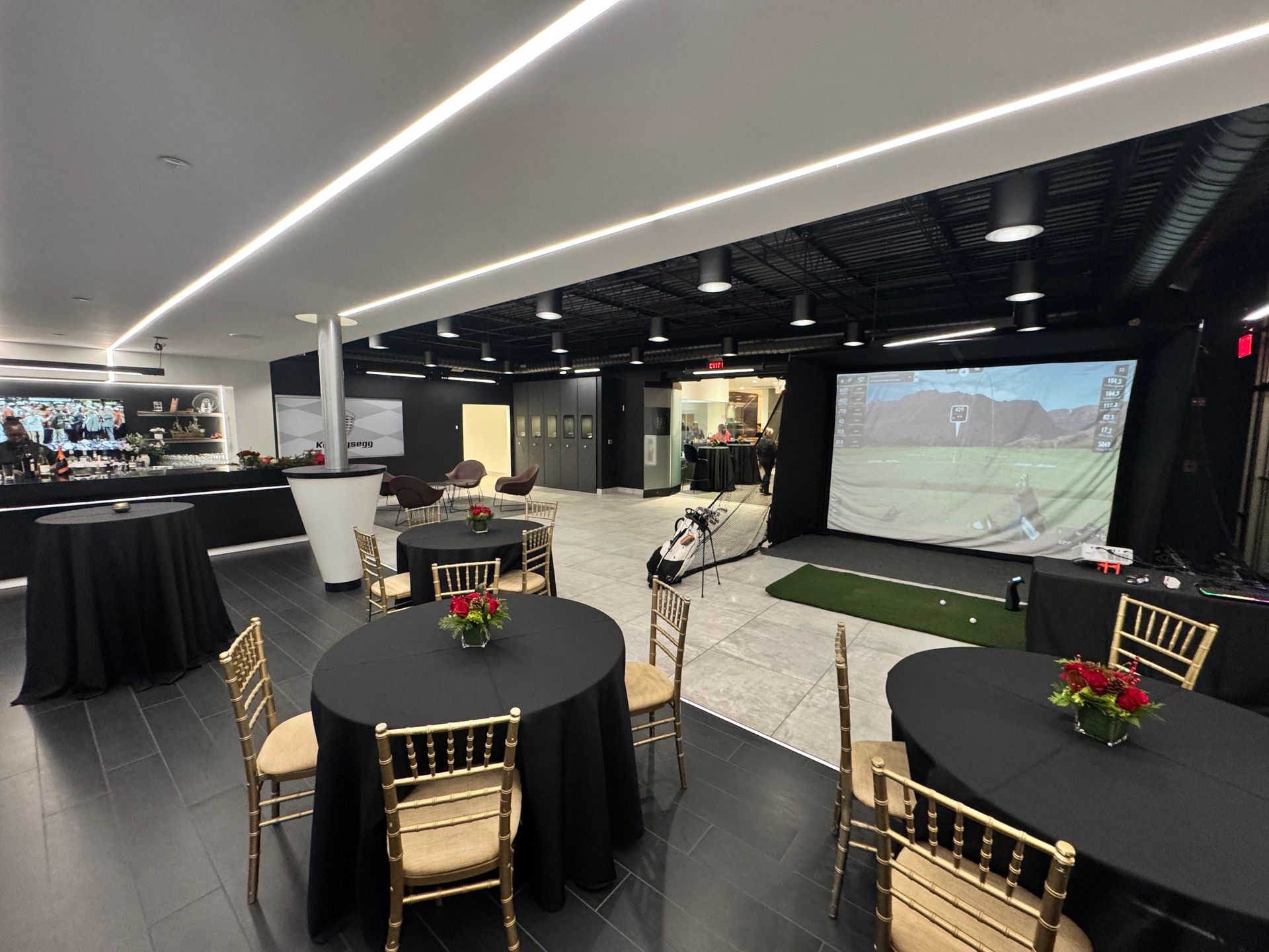 Mobile Golf Simulator Rental for Corprate Events in Marietta, GA