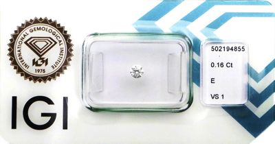 diamante  naturale certificato IGI