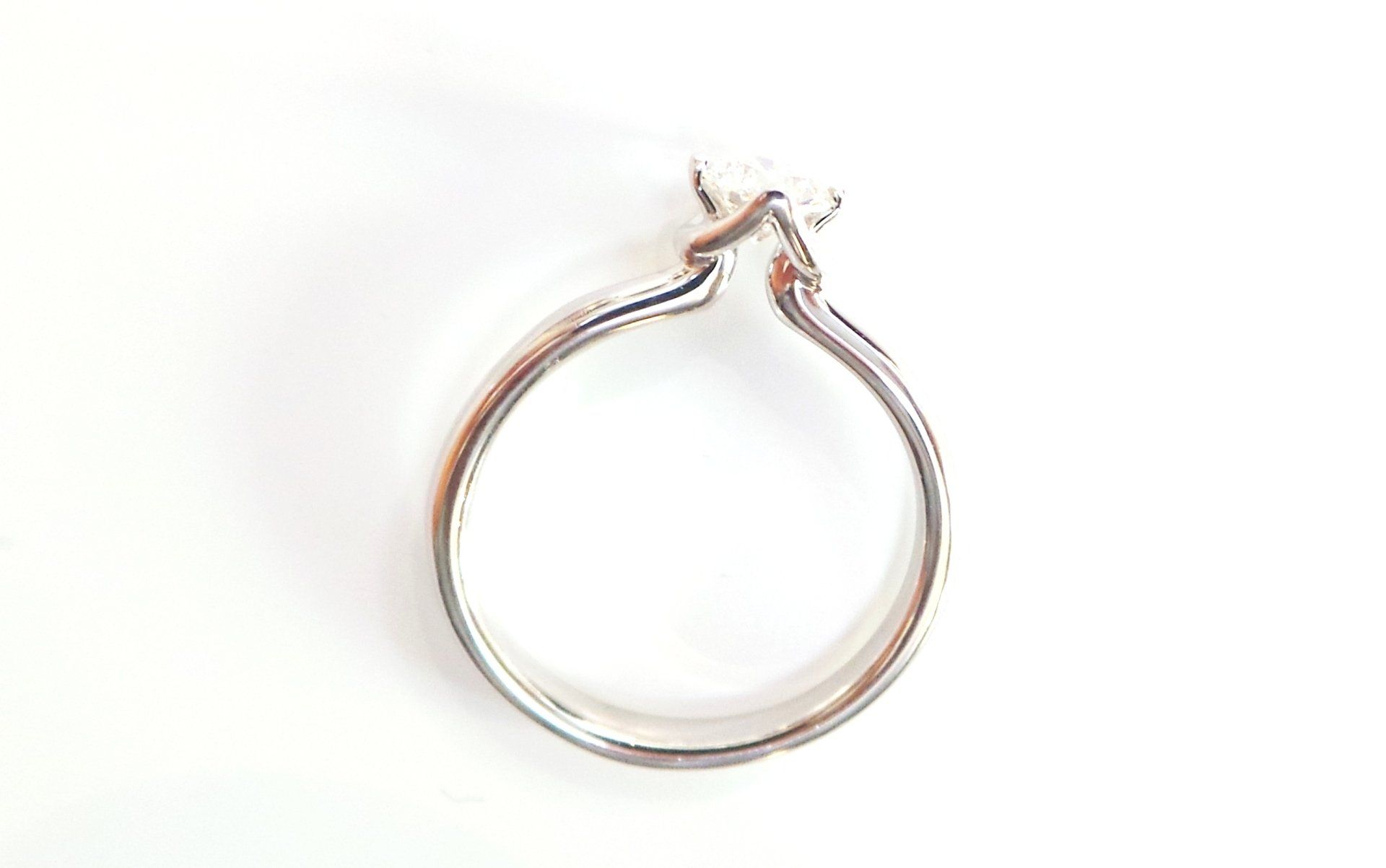 Cattelan - solitario oro bianco e diamante - mod. 2 f -P