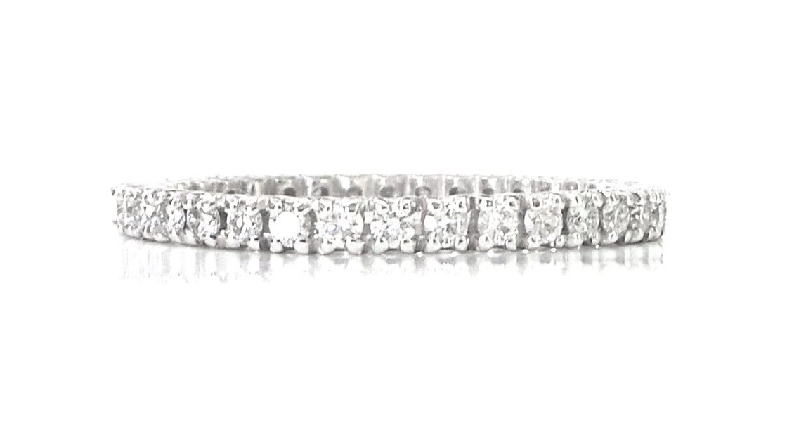 Cattelan - eternity diamanti oro bianco 750  - mod. golf