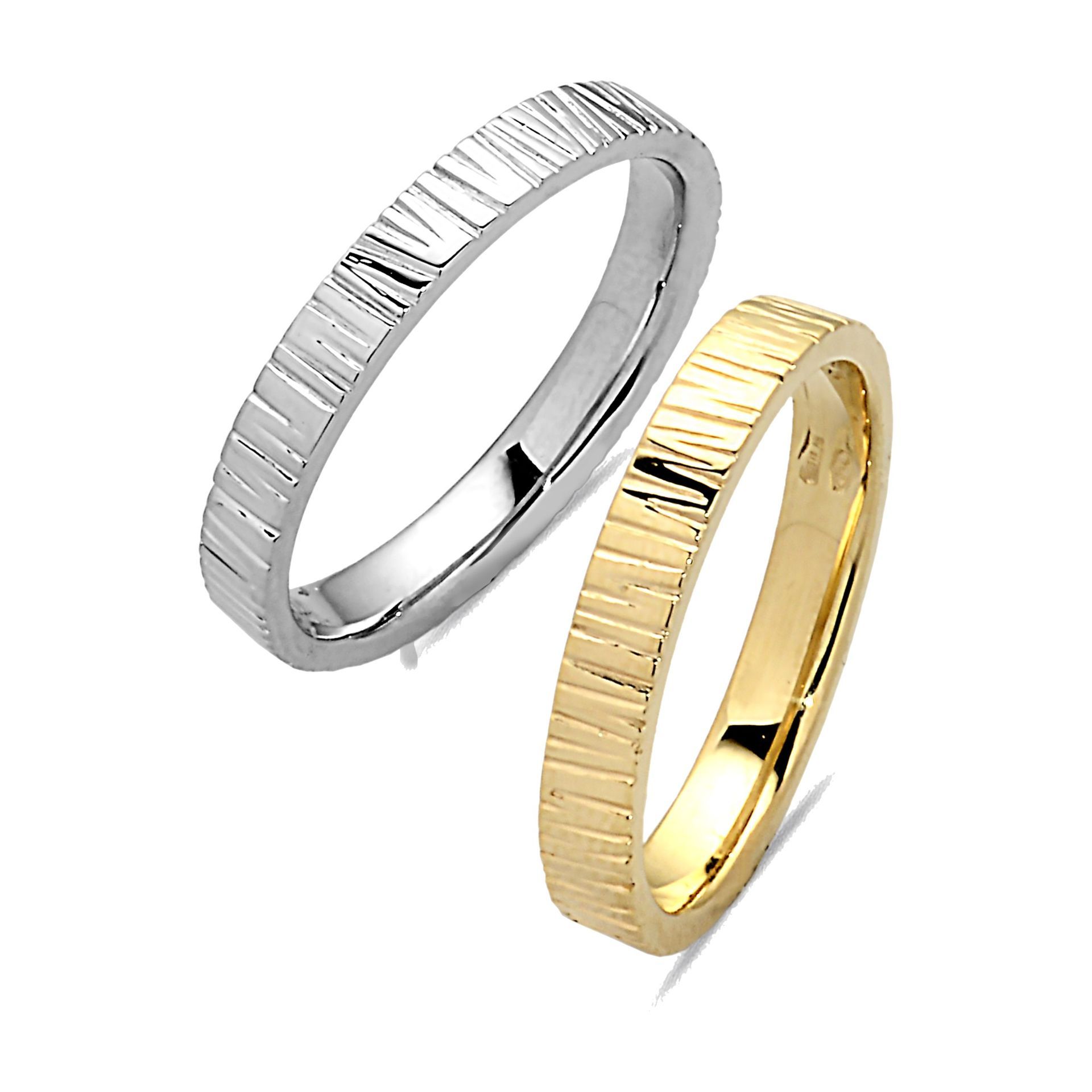 Lenval - fedi oro 750 mod. Vibrazioni F328