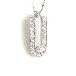 Cattelan - ciondolo diamanti - oro bianco 750 - mod. universo