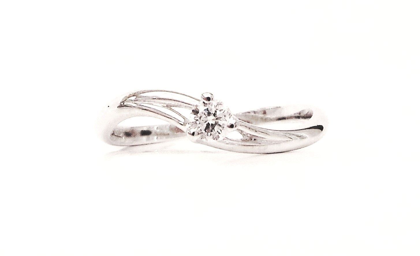 Cattelan - solitario Diamante e oro bianco -       modello 8276