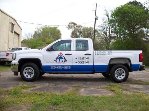 Pickup Truck With Decals — Birmingham, AL — Neal’s Sign Service Inc.