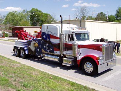 Truck With American Eagle Decals — Birmingham, AL — Neal’s Sign Service Inc.