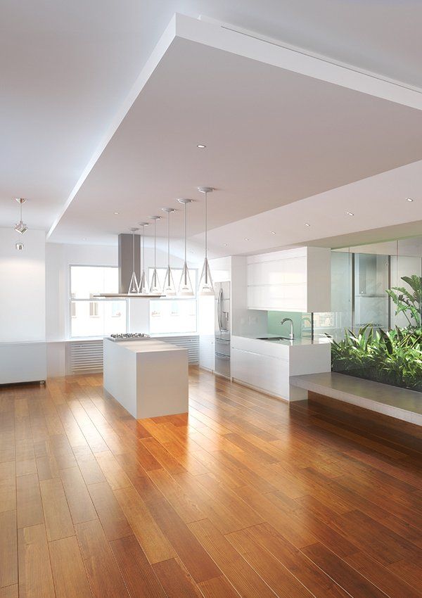 Residential Interior With Hardwood Floors — Lismore Floor Sanding in Byron Bay, NSW