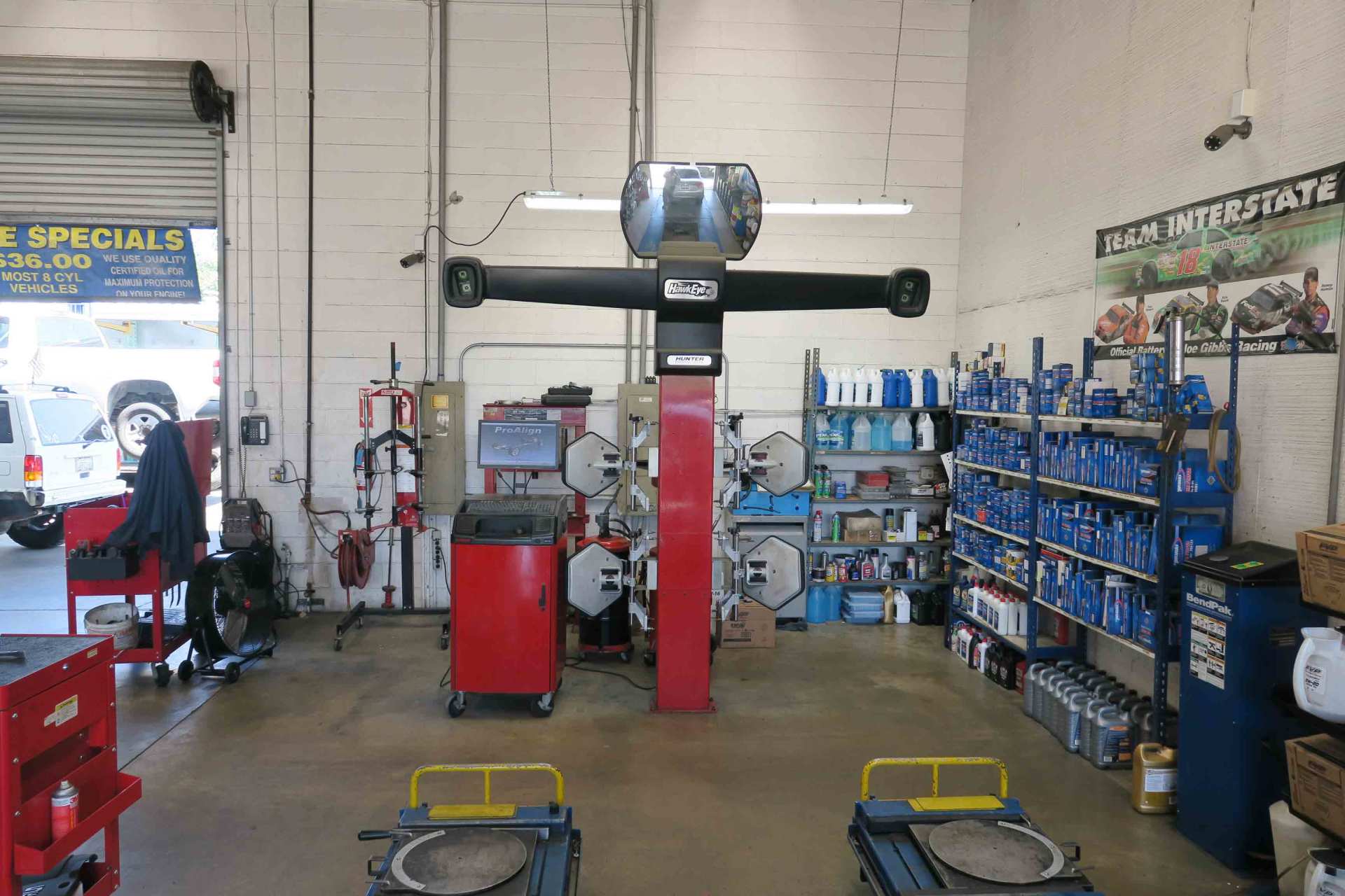 Visual Inspection — Interior Of J D Complete Auto Repair Shop in Ontario, California