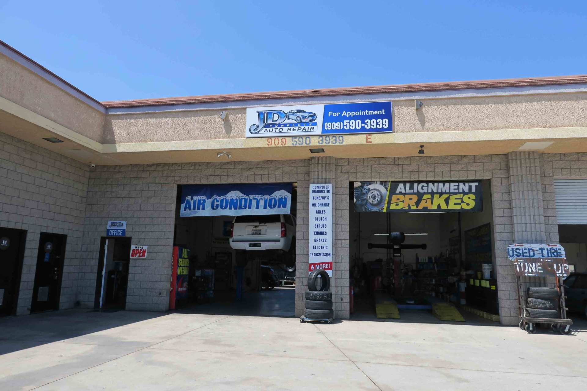 Auto Maintenance — Front Of J D Complete Auto Repair in Ontario, California