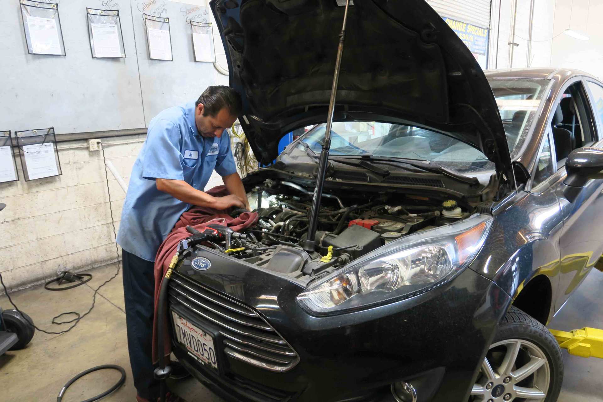 Tune-Ups — Auto Mechanic Fixing Car in Ontario, California