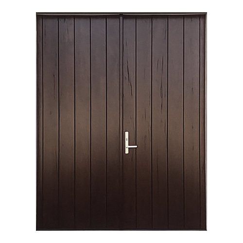 Modern solid wood front door