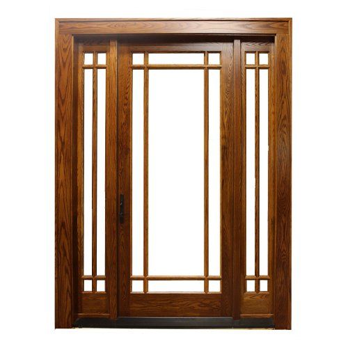 Phirst and Lassing Full Lite Exterior Wood Door