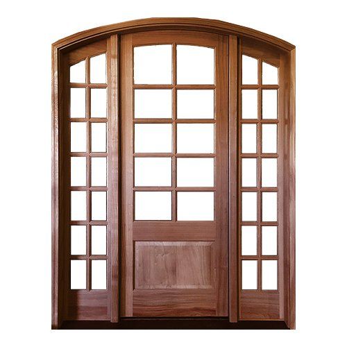 Arch Top 10 lite door with 12 lite sidelites
