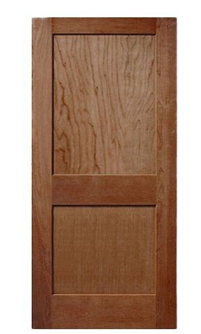 Solid wood 2 panel interior door