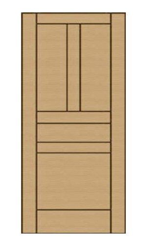 Solid wood interior 4 panel door variation