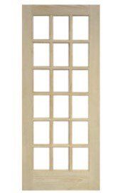 18-lite interior French door