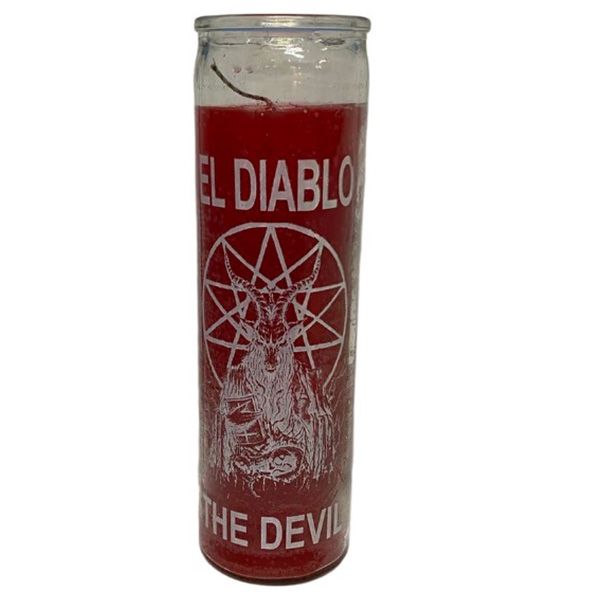 Veladora el diablo