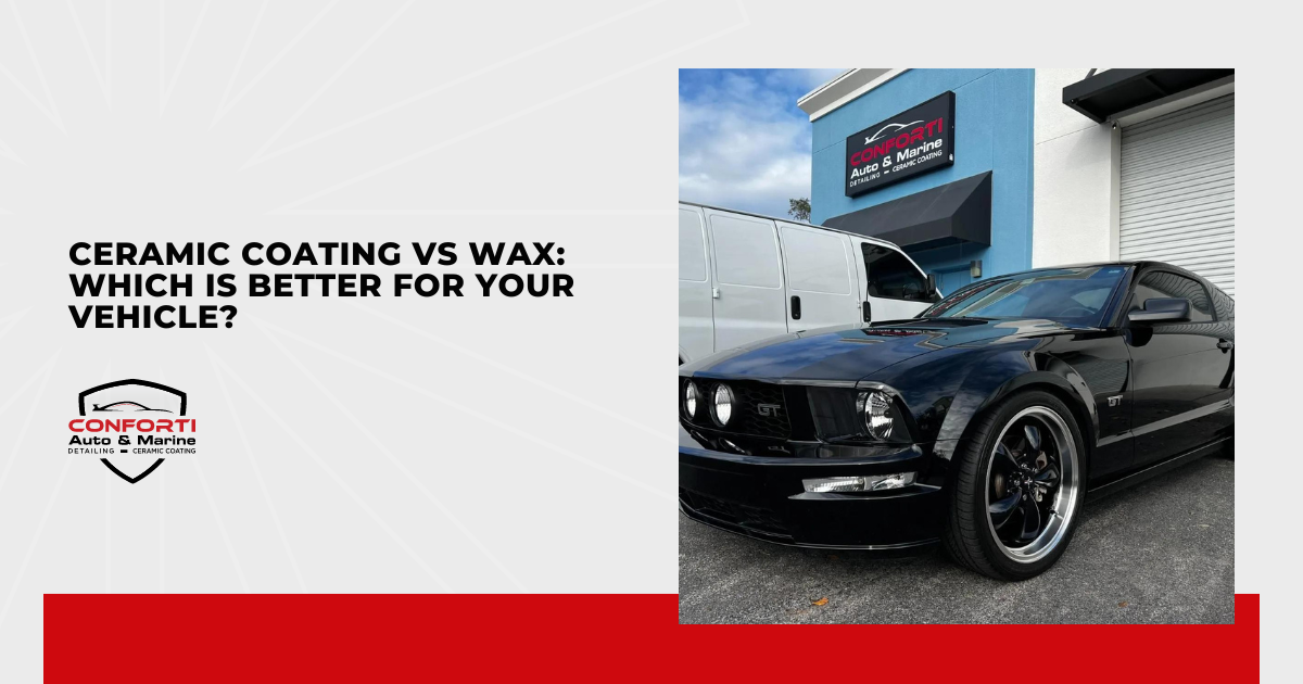 Ceramic Coating vs Wax: Which Is Better for Your Vehicle?