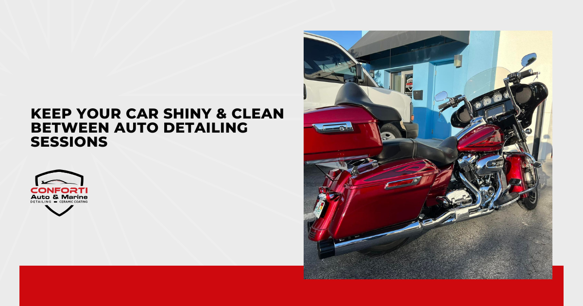 Keep Your Car Shiny & Clean Between Auto Detailing Sessions