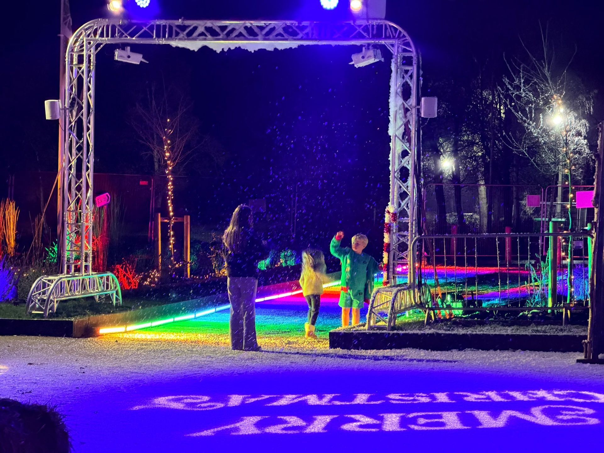 A church hall set up with a sound system