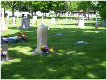 Graves in Springville, UT Cemetery