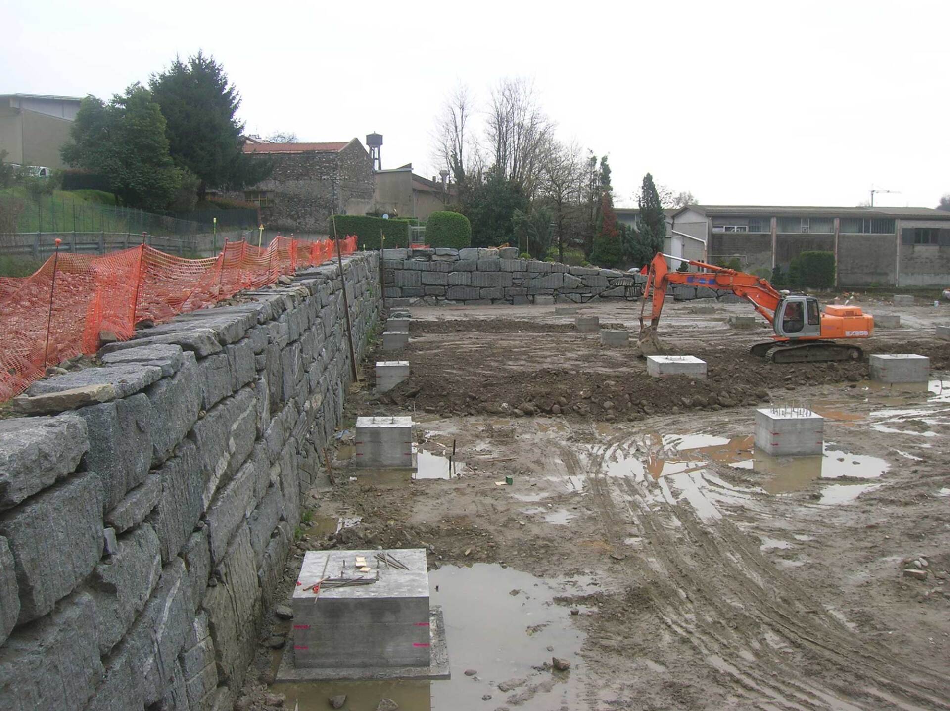 Costruzione manto stradale