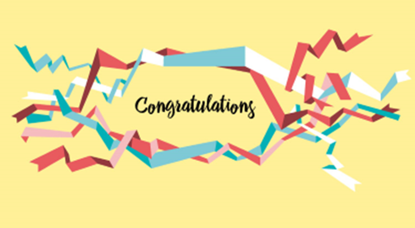 once again congratulations are in order