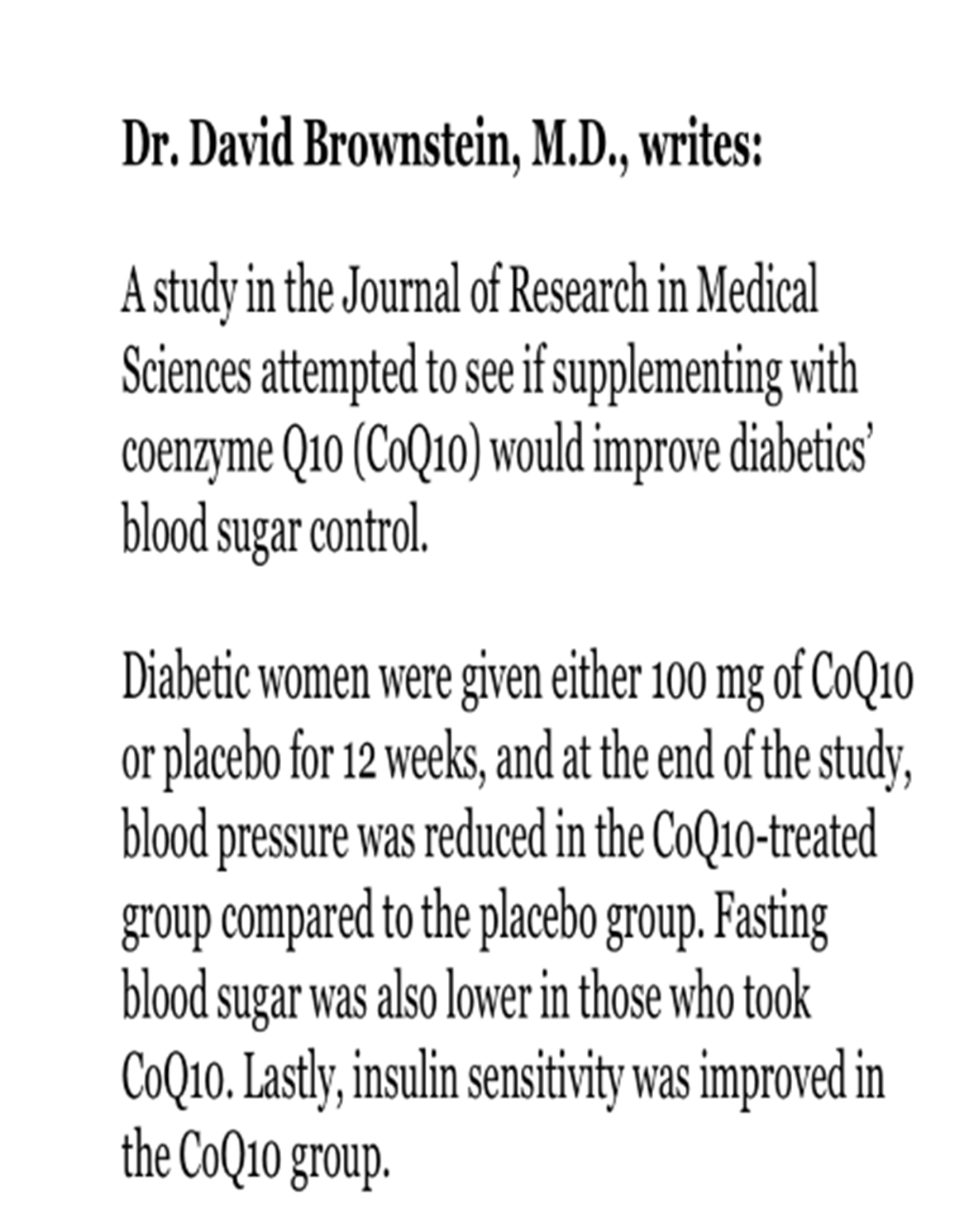 dr. david brownstein wrote a study in the journal of research in medical sciences